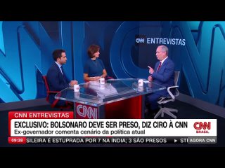 #Repost da @cnnbrasil Em entrevista  CNN neste sbado (2), o ex-presidencivel Ciro Gomes disse acreditar que Jair Bolsonaro (