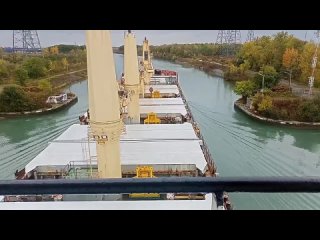 Морской путь в Чикаго. Уэллендский канал (Welland Canal). M/V Patagonman. 2023.