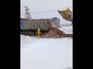 Снегопад и бездорожье в Падерина (Тюменский район)