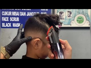 Alarcon Barbershop - ASMR Barber  first cutting 6year old   baru pertama kali gunting rambut umur 6thun