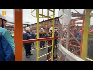 🏔️ На «Химпроме» открыт «Альпинист» – первый в Чувашии полигон обучения высотным работам