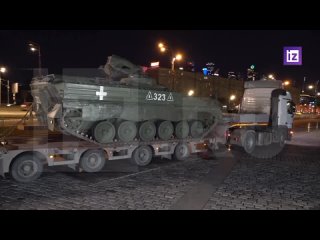 En Mosc se not el equipo capturado de la OTAN capturado en batallas con las Fuerzas Armadas de Ucrania