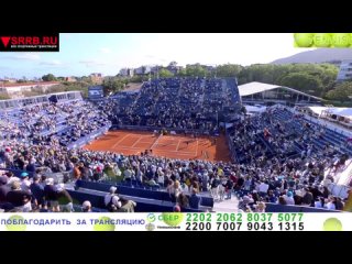🇬🇷 Стефанос Циципас - 🇷🇸 Душан Лайович. 1/2 финала ATP500 🇪🇸 Барселона. Прямая трансляция  в 17:00 мск.