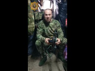 “Немец“, командир группы БПЛА спецназа “АХМАТ“.