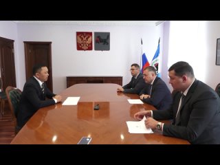 Губернатор Игорь Кобзев встретился с начальником Упрдор Южный Байкал