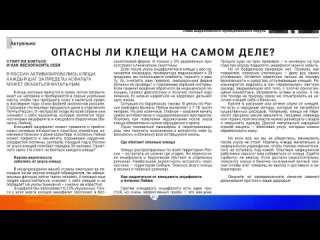 Чем опасны клещи и как от них защититься