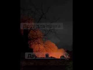 В Курске тушат пожары после отражения атаки БПЛА