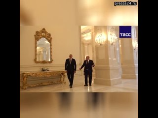 Переговоры Михаила Мишустина и президента Азербайджана Ильхама Алиева завершились. Они длились окол