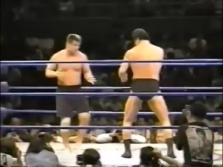 Antonio Inoki_Dan Severn vs Yoshiaki Fujiwara_Oleg Taktarov (World Wrestling Peace Festival 6_1_96)