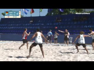 IHF BEACH HANDBALL GLOBAL TOUR 2024. МУЖЧИНЫ. ЭТАП 1. ГРУППОВОЙ ТУРНИР (): Германия - Уругвай