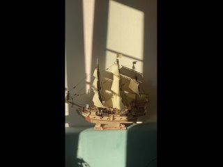 Корабль Утренняя звезда с бежевыми парусами от Lemmo