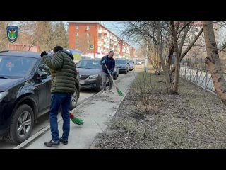 Работники органов прокуратуры Кемеровской области - Кузбасса приняли участие в субботнике