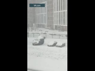 В Петербурге 102 декабря, шутят местные. Улицы города до сих пор покрыты толстым слоем снега после вчерашней метели, что приводи