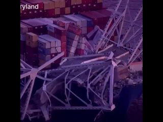 см5 Новые кадры с места катастрофы - что известно о крушении моста в Балтиморе