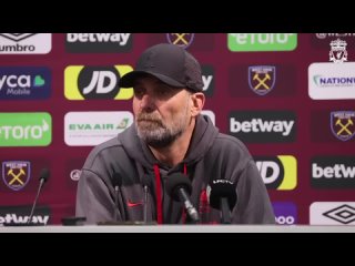 Klopp's Reaction to Draw at London Stadium | West Ham 2-2 Liverpool