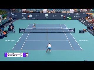 Elena Rybakina vs Madison Keys Highlights _ Miami Open 2024 _