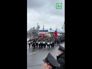 В Североморске также состоялся парад Победы