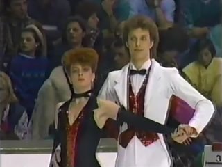 Бестемьянова - Букин 1987 Чемпионат Европы Произвольная программа