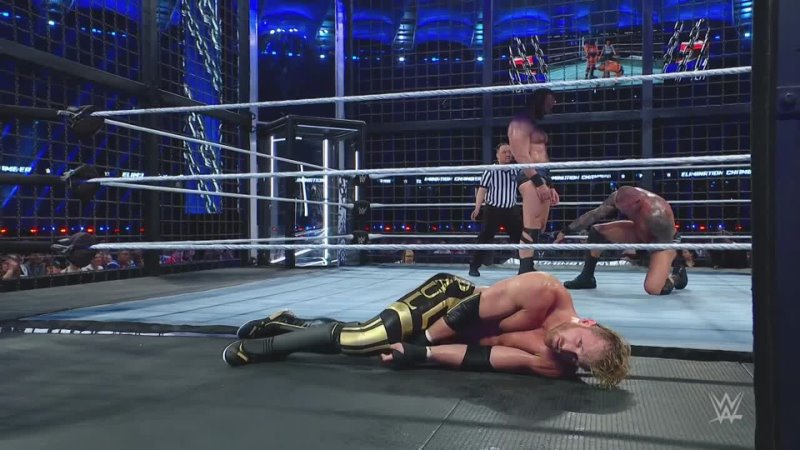 Unseen Footage Logan Paul Fakes An Injury To Cheat Randy Orton In The Elimination Chamber