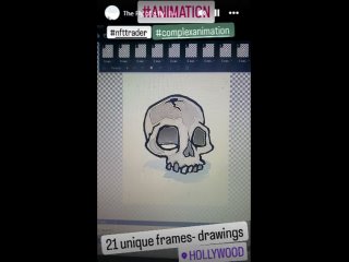 • 🇺🇸 ANIMATED DRIED SKULL💀_21DRAWINGS (FRAMES) • 🇷🇺 АНИМИРОВАНЫЙ ЗАСУШЕННЫЙ ЧЕРЕП💀_{21КАДР}