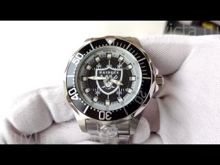 Invicta Pro Diver Grand Diver NFL Las Vegas Raiders 42117 Механические Мужские Часы Инвикта Гранд Дайвер