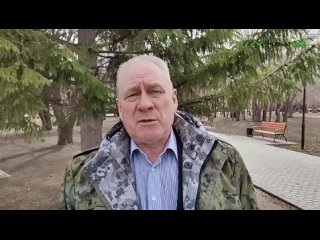 Председатель областной организации ветеранов Юрий Черкащенко принимал участие в борьбе с паводком и ликвидации последствий навод