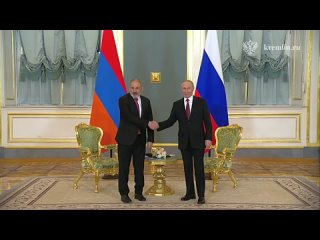 В Кремле состоялась встреча Владимира Путина с Премьер-министром Армении Николом Пашиняном