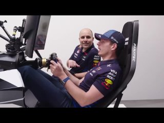 Макс играет в F1 23 со своим гоночным инженером! | Виртуальные круги Oracle