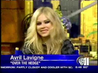 Avril Lavigne - Over the Hedge Interview on MSN