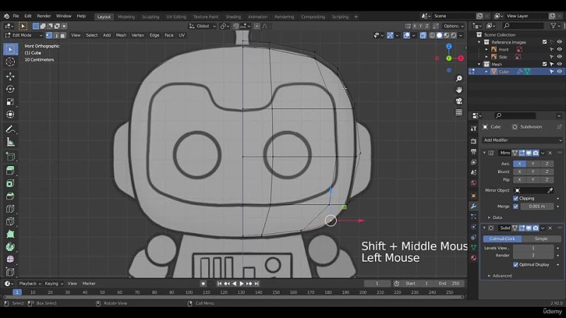 3-2 Robot  Basic head shape