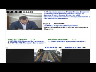 Руководитель фракции ЛДПР в Народном Хурале Сергей Дорош за прямые выборы мэра