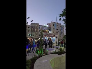 La ciudad siria de Idlib es testigo de la apertura de la Plaza de Gaza, que lleva el nombre de la ciudad de Gaza en Palestina, e