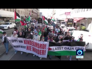 Grande marche à Vienne en soutien à Gaza