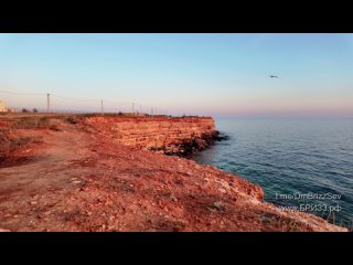 Закат на Херсонесском полуострове в Севастополе