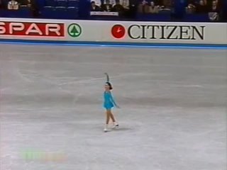 Ирина Слуцкая 1995 Чемпионат Европы Показательные выступления
