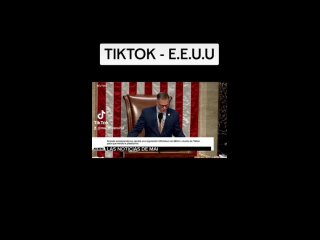 Senado estadounidense aprobó una legislación Ultimátum de EEUU a dueño de Tiktok para que venda la plataforma