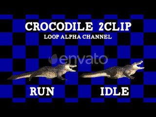 crocodile-2clip-loop