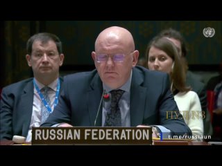 Постпред России Небензя - на заседании Совбеза ООН по атакам на Израиль рассказал о том, что совершил до этого сам Израиль: Вы