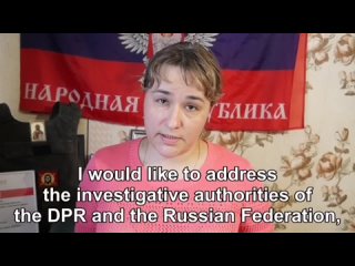 📽️-A, OPEN APPEAL OF LYUDMILA BENTLEY TO INVESTIGATIVE AUTHORITIES OF RUSSIA
