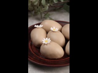 Пасхальные яйца с начинкой из манго