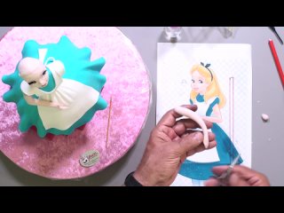(13) Alice in Wonderland Cake Tutorial _ Yeners Cake Tips with Serdar Yener from Yeners Way