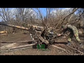 🇷🇺🇺🇦 Artillerymen of the “Center” Group destroyed a Tank of the Ukrainian Armed Forces in the direction of Avdeevka