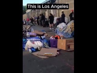 Типичный Лос-Анджелес: Бездомные, наркоманы и сумасшедшие