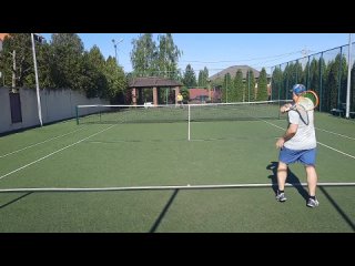 . Турнир по теннису Лига В. А.Соловьёв - Д.Копцев 2-0 (6-1 6-3)