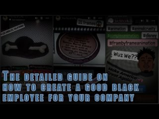• 🇺🇸 The detailed guide on how to create a good black employee🐒 • 🇷🇺 Подробное руководство по созданию чёрного сотрудника🐒