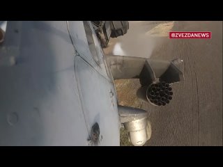 Красавцы Ми-35М на рассвете «поприветствовали» боевиков ВСУ неуправляемыми ракетами на Купянском направлении. Летчики уничтожили