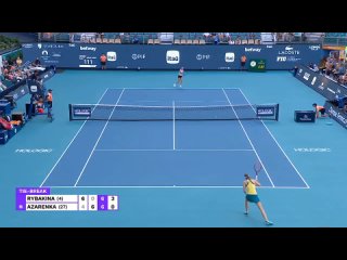Elena Rybakina vs Victoria Azarenka Highlights _ Miami Open 2024 Semi