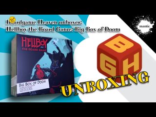 Hellboy: The Board Game  Big Box Of Doom 2022 | Boardgame Heaven Unboxing 154: Hellboy the Board Game: Big ... Перевод