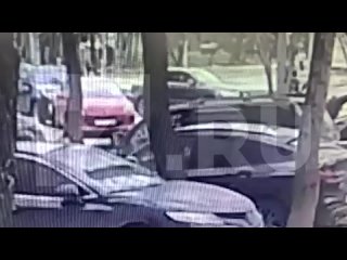 Момент взрыва авто бывшего сотрудника СБУ