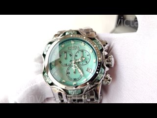 Invicta Reserve Chaos 45650 Крупные Мужские Часы с Перламутровым Циферблатом Цвета Тиффани